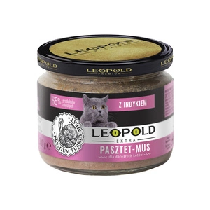 Leopold Pate Mousse su kalakutiena katėms 300g