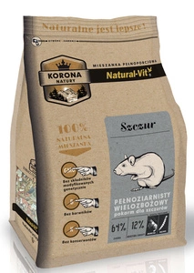 KORONA NATURY Natural-Vit maistas žiurkėms 750g
