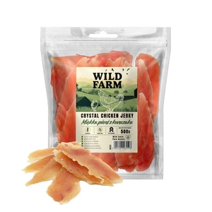 WILD FARM Minkšta vištienos krūtinėlė 500g skanėstai šunims