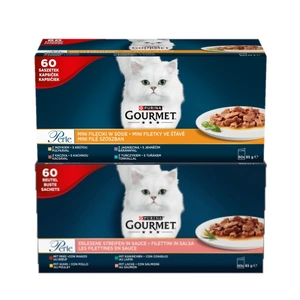 Purina Gourmet Perle kačių maistas 120x85g skonių mišinys