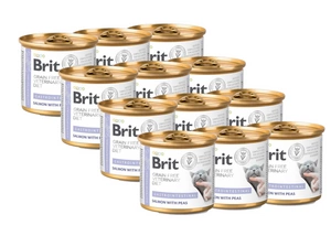 Brit gf veterinary diets cat Gastrointestinal 12x200g