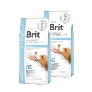 Brit GF veterinary diets dog Obesity 2x12 kg