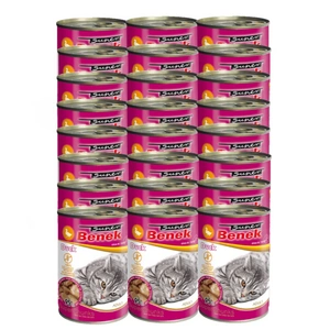 Super Benek KOT be grūdų gabaliukai su ančių padažu 24x415 g