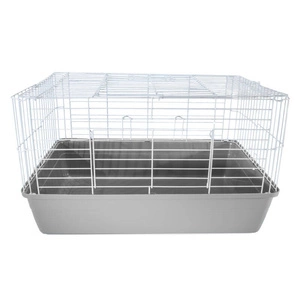 Narvas graužikams ir triušiams, 68,8x44,3x40,3 cm, baltas/pilkas