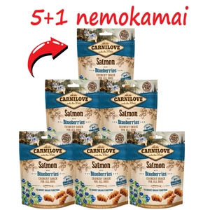 Carnilove Crunchy Snack, lašiša su uogomis 200 g 5+1 nemokamai