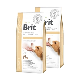 Brit gf veterinary diets dog Hepatic 2x2kg