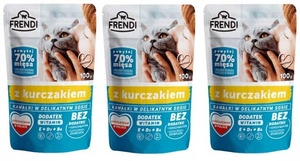 Frendi gabaliukai subtiliame padaže su vištiena 3x100g