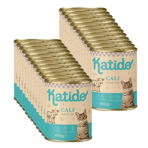 Katido drėgnas kačių ėdalas veršienai 24x400g