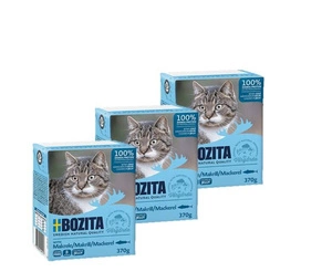 BOZITA Cat Skumbrė drebučiuose 3x370g