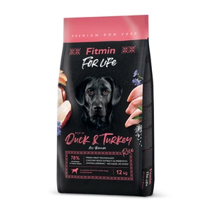 FITMIN dog For Life Duck &amp; Turkey 12 kg
