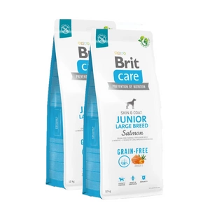 BRIT CARE GRAIN FREE JUNIOR LARGE LAŠIŠA SU BULVĖMIS 2x12KG