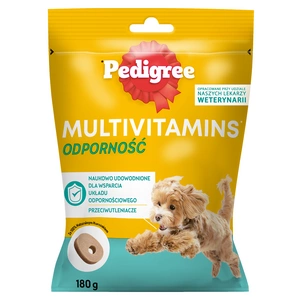 PEDIGREE Multivitaminai Imunitetas papildomas pašaras suaugusiems šunims, vištienos skonio, 180 g