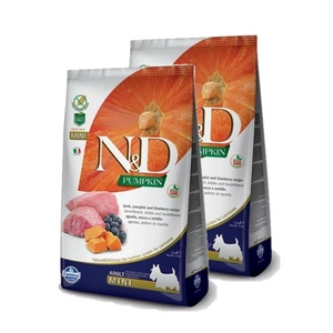 Farmina N&D Pumpkin Grain Free LAMB & BLUEBERRY ADULT MINI 2x7kg