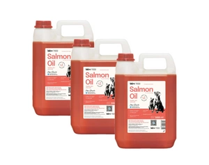 LAB V Lašišų aliejus šunims ir katėms 3x5000ml