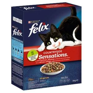 Felix Countryside Sensations su jautienos, vištienos ir daržovių mišiniu 1kg