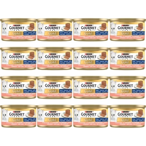 Purina Gourmet Gold putėsiai su lašiša 48x85g