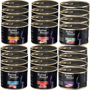 DOLINA NOTECI Premium Sterilised katėms SKONIŲ MIŠINYS 24x185g