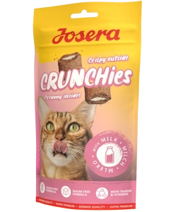 JOSERA Crunchies - su pienu (skanėstas katėms) 60g