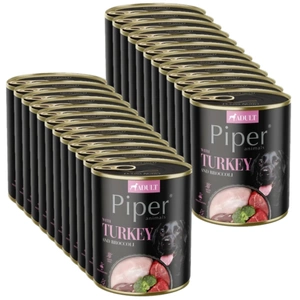 DOLINA NOTECI Piper šunims su kalakutiena ir brokoliais 24x800g