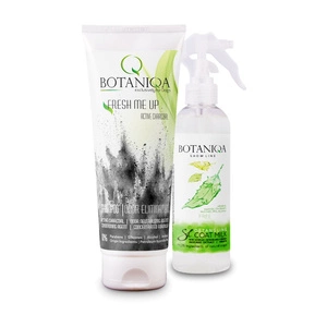 BOTANIQA Fresh Me Up valomasis šampūnas 250ml + BOTANIQA Detangling Coat Milk pienelis palengvinantis šukavimą 250ml