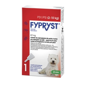 FYPRYST 67 mg (2-10 kg) užlašinamasis tirpalas šunims 1 pip.