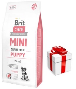 BRIT CARE Mini Grain-Free Puppy Lamb 7kg + STAIGMENA ŠUNUI