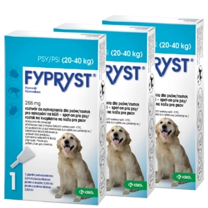 FYPRYST 268 mg (20-40 kg) užlašinamasis tirpalas šunims 1 pip - 3vnt.