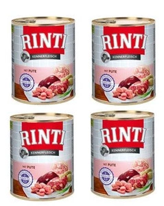 Rinti Kennerfleisch drėgnas maistas šunims - kalakutiena 4x800g