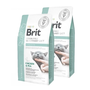 Brit gf veterinarinės dietos katėms Struvite 2x2kg