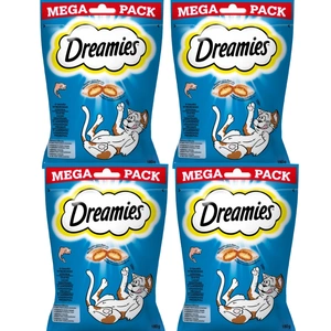 DREAMIES 4x180 g - išskirtinio lašišos skonio skanėstas katėms