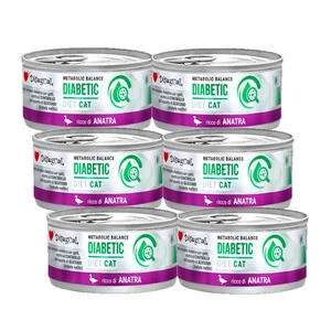 Disugual Veterinary drėgnas kačių maistas DIABETIC Duck (suaugusiems) 6x85g