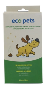 ECO PETS Ekologiški maišai išmatoms 270 vnt. ( 18x15)