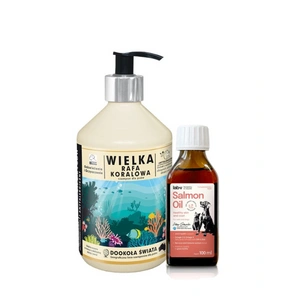 Super Beno Around the World ŠAMPŪNAS GREAT BARRIER REEF ANTI-ALLERGENIC 400 ml + Lab-V 100% lašišų aliejus įvairaus amžiaus šunims ir katėms 100ml šalto spaudimo