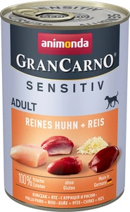 ANIMONDA GranCarno Sensitiv Adult Dog skonis: vištiena + ryžiai 400g