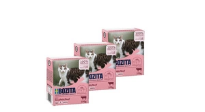 BOZITA Cat jautiena su padažu 3x370g