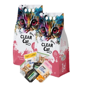 Clear Cat Blanco Baby Powder bentonitinis kraikas 2x5l