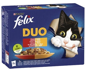 FELIX Duo Kaimo skonių želė; 12x85g