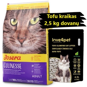 JOSERA Culinesse 10kg + Tofu kraikas 2,5 kg dovanų