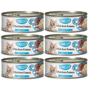 MOOCHIE VIŠTIENOS PATIEKALAS KAULŲ SRIUBE 6x156 g