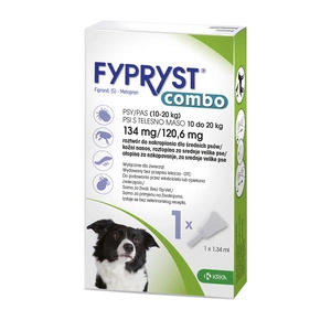 FYPRYST COMBO 1,34 ml, užlaš. tirpalas (10-20 kg) šunims