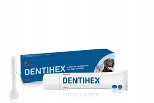 Dentihex lipni dantų pasta šunims ir katėms 20g