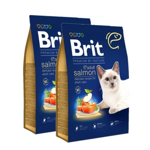 BRIT Premium By Nature Adult Cat Salmon 2x8kg