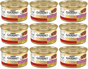 Purina Gourmet Gold su jautiena ir vištiena padaže 9x85g
