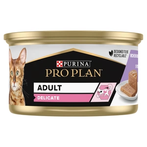 PRO PLAN Adult Delicate Šlapias kačių ėdalas su kalakutiena 85g