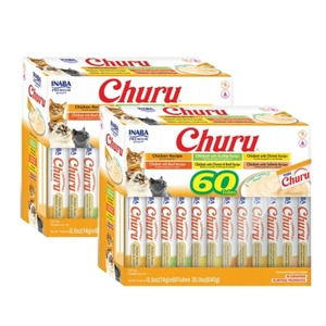 INABA Churu Variety katėms - mišrus skonis su vištiena 120x14g