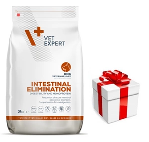 VETEXPERT Veterinary Diet Dog Intestinal Elimination 2kg + Staigmena Šunui