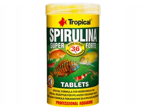 TROPICAL Super Spirulina Forte Tablets 250ml 340vnt.