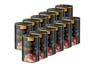 DOLINA NOTECI Piper katėms su vištiena 12x400g