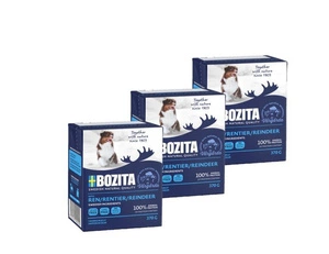 Bozita Dog Naturals :Elnias drebučiuose 3x370g