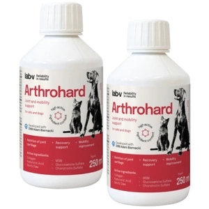 LAB-V Arthrohard 2x250ml Sąnarių paramos formulė šunims ir katėms